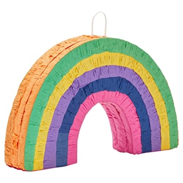 Rainbow Pinata for Kids Party Decorations Under 3 Feet