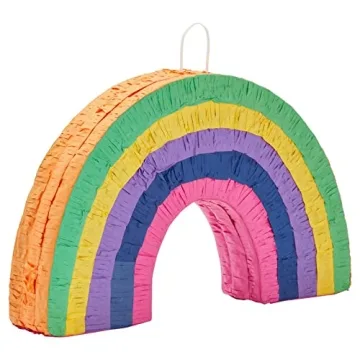Rainbow Pinata for Kids Party Decorations Under 3 Feet