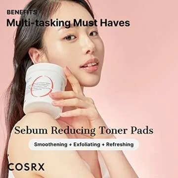 COSRX BHA Toner Pads for Exfoliating & Hydration