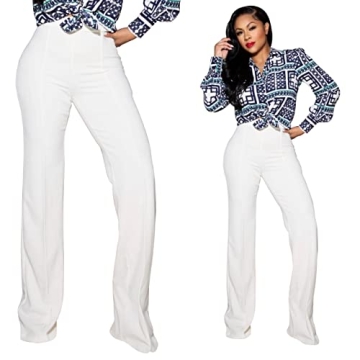TOPSRANI High Waisted Dress Pants for Stylish Comfort