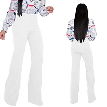 TOPSRANI High Waisted Dress Pants for Stylish Comfort