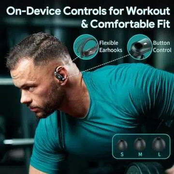 GOLREX Bluetooth Earbuds with 80 Hours Battery Life