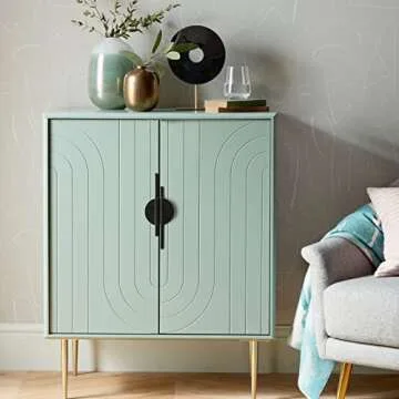 Leulan Black Cabinet Pulls for Elegant Interiors