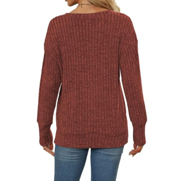 Womens Fall Sweaters Long Sleeve Trendy Tops