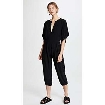 KAMALIKULTURE Women's Rectangle Jog Jumpsuit