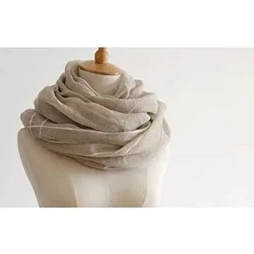 Jeelow Lightweight Cotton Scarf for Men and Women