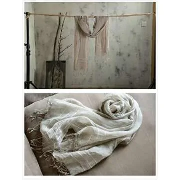 Jeelow Lightweight Cotton Scarf for Men and Women