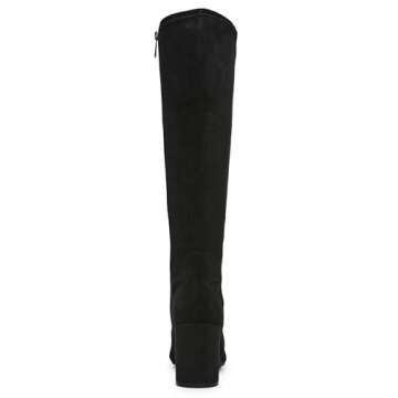 Anne Klein Women's Barnard Knee High Boot, Black, 11