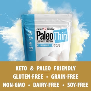 Julian Bakery Paleo Thin Protein Powder Egg White 25g Protein
