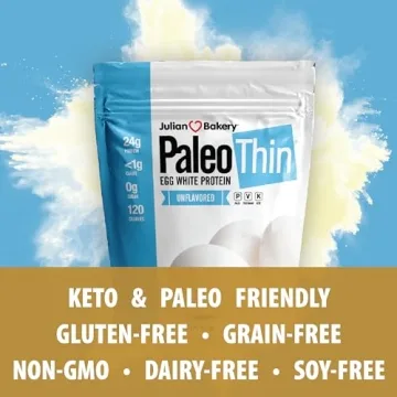 Julian Bakery Paleo Thin Protein Powder Egg White 25g Protein