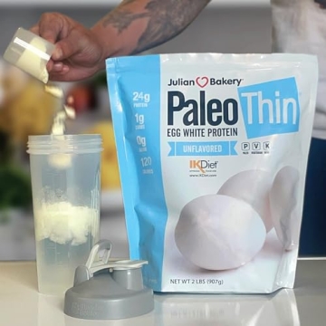 Julian Bakery Paleo Thin Protein Powder Egg White 25g Protein
