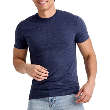 Hanes Comfortblend Standard Originals Lightweight, Crewneck T-Shirts for Men, Tri-Blend Tee, Tall Si...