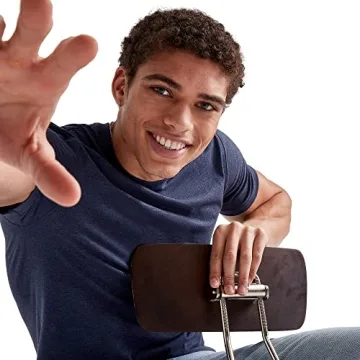 Hanes Comfortblend Standard Originals Lightweight, Crewneck T-Shirts for Men, Tri-Blend Tee, Tall Sizes, Athletic Navy PE Heather