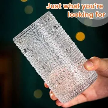 Claplante 6-Piece Vintage Highball Glass Set