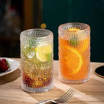 Claplante 6-Piece Vintage Highball Glass Set