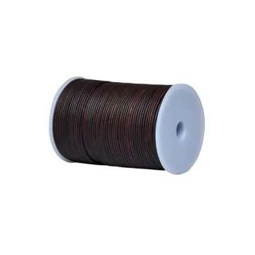 Cords Essentials Round Genuine Leather String Cord, Rope for Jewelry Making, Necklaces, Bracelets, K...