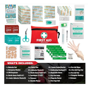 General Medi Mini First Aid Kit - 110 Piece Essential Kit