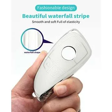 HAOYOUMEI TPU Key Cover for Mercedes-Benz Models