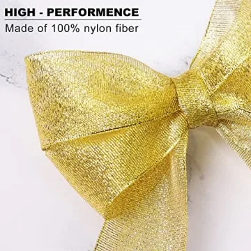 Premium Glitter Metallic Gold Ribbon for All Occasions