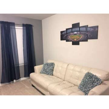 MLB Stadium Canvas Art - 5 Piece Framed Set