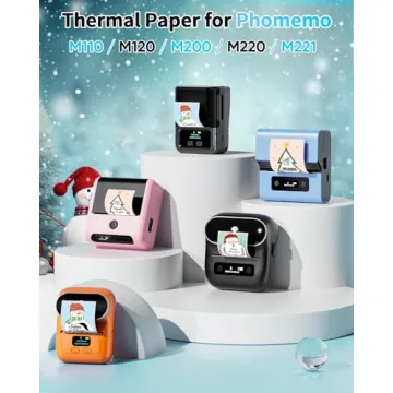 M110 Adhesive Christmas Labels for Gift Giving - 330 Total