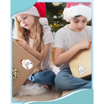 M110 Adhesive Christmas Labels for Gift Giving - 330 Total