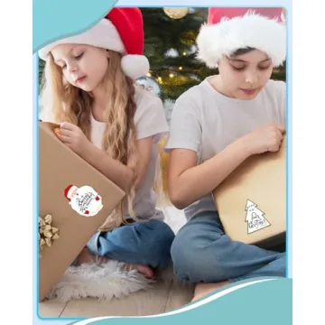 M110 Adhesive Christmas Labels for Gift Giving - 330 Total