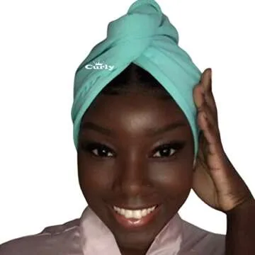 Curly Queen Cotton Towel - Frizz Free Hair Care Solution