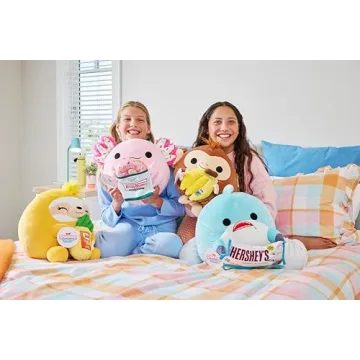 Snackles Plush Axolotl & Krispy Kreme 16 Inch - Cuddly Fun