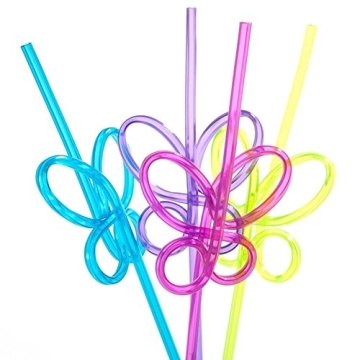 Buy ISusser Crazy Loop Straws - Fun & Reusable Drinking Straws