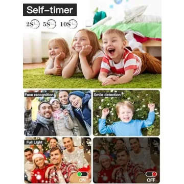 Kids Digital Camera 56MP FHD with 16x Zoom & Accessories