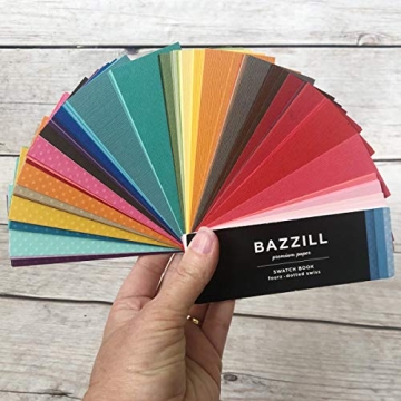 Bazzill MEXICAN POPPY Textured Cardstock | 80 lb Scrapbook Paper