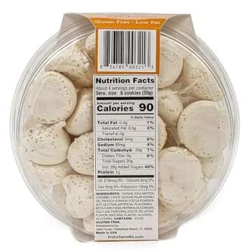 Krunchy Melts Salted Caramel Meringue Cookies – 90 Calories