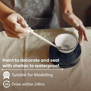 Old Potters Premium Air Dry Clay - All Natural & Safe 10 lbs