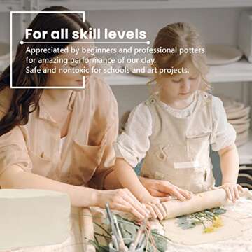 Old Potters Premium Air Dry Clay - All Natural & Safe 10 lbs