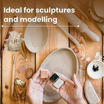 Old Potters Premium Air Dry Clay - All Natural & Safe 10 lbs