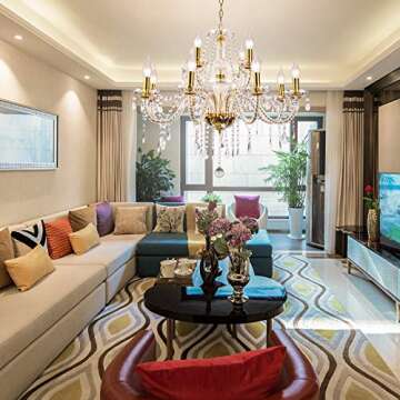 Buy Modern Gold Crystal Chandelier for Dining Room