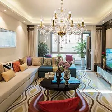 Buy Modern Gold Crystal Chandelier for Dining Room