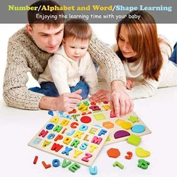Voamuw Wooden Puzzles for Toddler Learning Toys