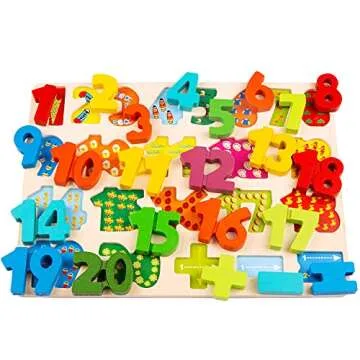Voamuw Wooden Puzzles for Toddler Learning Toys