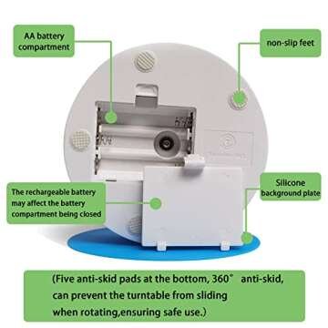 Stylish YVV Turner Cup Rotating Display Stand for Showcasing