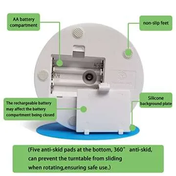 Stylish YVV Turner Cup Rotating Display Stand for Showcasing