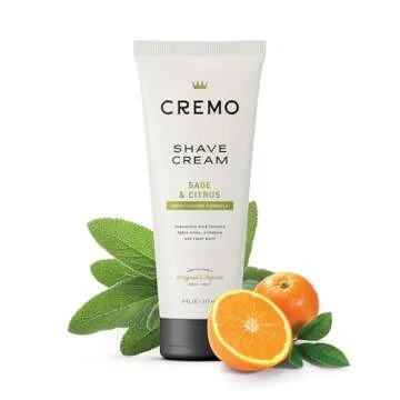 Cremo Sage & Citrus Shave Cream - Ultra-Slick Shaving Experience