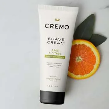 Cremo Sage & Citrus Shave Cream - Ultra-Slick Shaving Experience