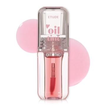 ETUDE Dear Darling Oil Tint #5 Red Oil 4.2g | High Moisturizing and Strong Hydrating Lip Oil/Lip Glo...