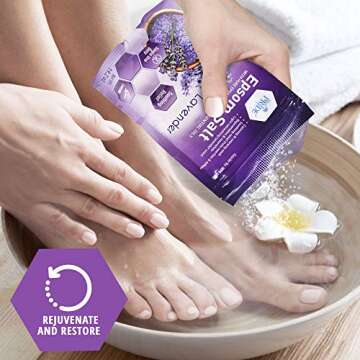Lavender Epsom Salts for Relaxation and Muscle Recovery