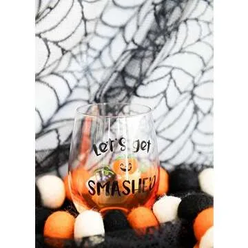 Pearhead Gradient Halloween Stemless Glass - Party Essential