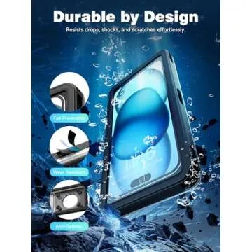 Upgraded IPX8 Waterproof Phone Pouch for All Phones