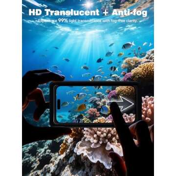 Upgraded IPX8 Waterproof Phone Pouch for All Phones