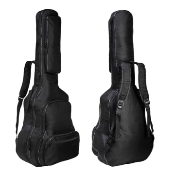 Okllen 41 Inch Waterproof Acoustic Guitar Case with Multiple Pockets